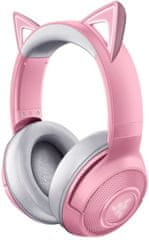 Razer Kraken BT Kitty gaming slušalica, roza