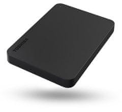 TOSHIBA Canvio Basics vanjski tvrdi disk, 2 TB, USB-C, crni