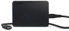 TOSHIBA Canvio Basics vanjski tvrdi disk, 2 TB, USB-C, crni