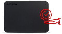 TOSHIBA Canvio Basics vanjski tvrdi disk, 2 TB, USB-C, crni