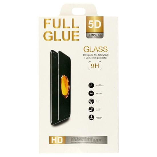 Premium Full Glue 5D preko cijelog zaslona zaštitno staklo za Samsung Galaxy Note 10 Plus A515, crno