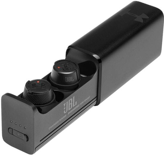 JBL UA Flash X bežične sportske slušalice, crne