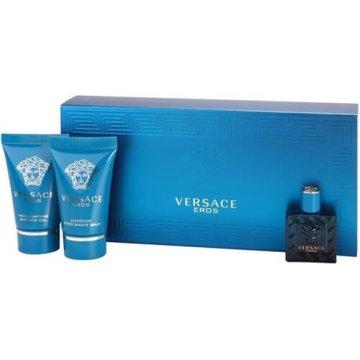Versace Eros toaletna voda, 5 ml + balzam poslije brijanja, 25 ml + gel za tuširanje, 25 ml