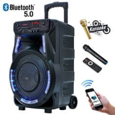 SPK5033 karaoke zvučni sustav, Bluetooth 5.0, Disco LED svjetla