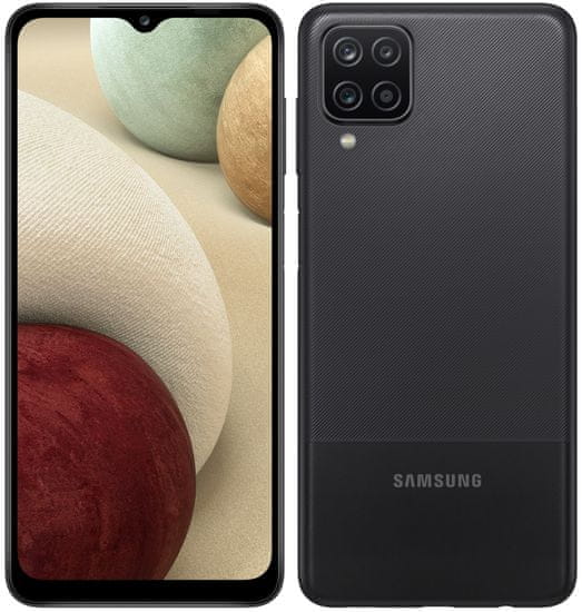 Samsung Galaxy A12 2021 pametni telefon, 4GB/64 GB, crni