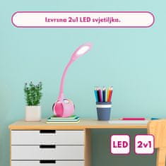Platinet PDL20 stolna LED + noćna svjetiljka, roza
