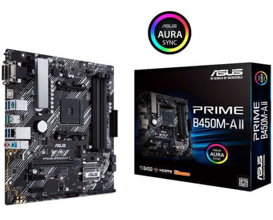 ASUS Prime B450M-A II matična ploča, AM4, DDR4, mATX