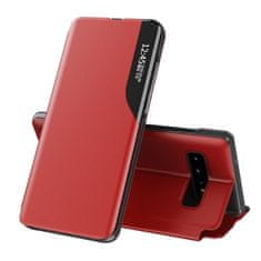 MG Eco Leather View preklopna maska za Huawei P40, crvena
