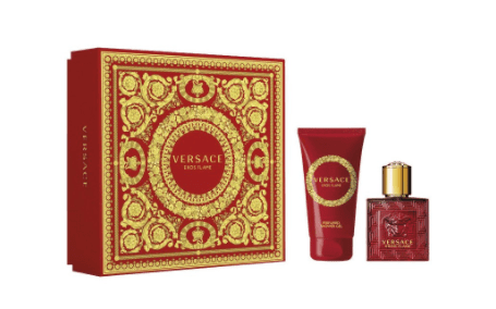 Versace Eros Flame poklon set za muškarce - parfemska voda, 30 ml + gel za tuširanje, 50 ml