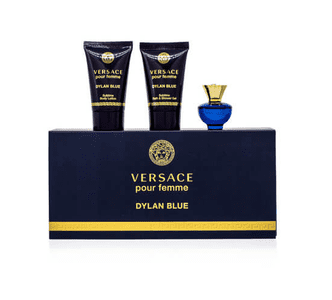  Versace Pour Femme Dylan Blue poklon set - ženska parfemska voda, 5 ml + gel za tuširanje, 25 ml + losion, 25 ml 