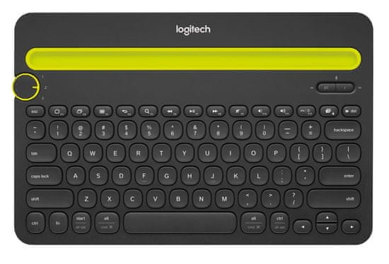 Logitech tipkovnica Multi-Device, HR (K480), crna