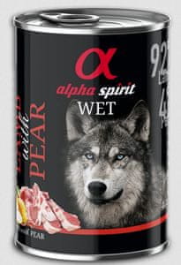  Alpha-Spirit mokra hrana za pse, janjetina, kruška, 400 g 