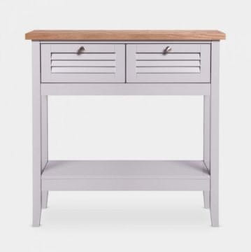 VonHaus Louvre Grey & Ash Veneer visoka komoda