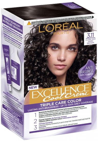 Loreal Paris Excellence boja za kosu, Ash Dark Brown 3.11