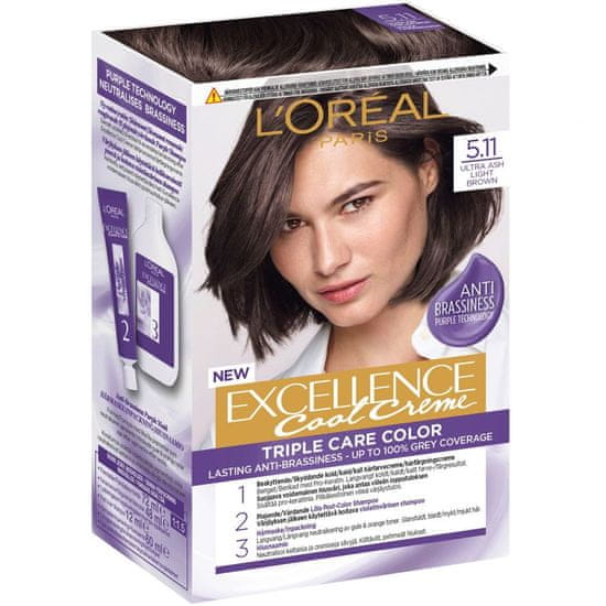 Loreal Paris Excellence boja za kosu, Ultra Ash Light Brown 5.11