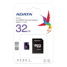 AData memorijska kartica microSDHC Premier 32GB C10 (AUSDH32GUICL10-RA1)