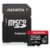 AData High Endurance microSDXC memorijska kartica, 256 GB, V30, A2 + SD adapter