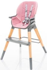 ZOPA Nuvio stolac za hranjenje, Blush pink