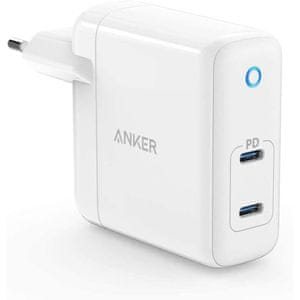    Anker PowerPort Atom PD 2 polnilnik 60W PD in GaN, bel 