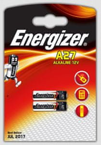 Energizer alkalne baterije A27, 2 kom