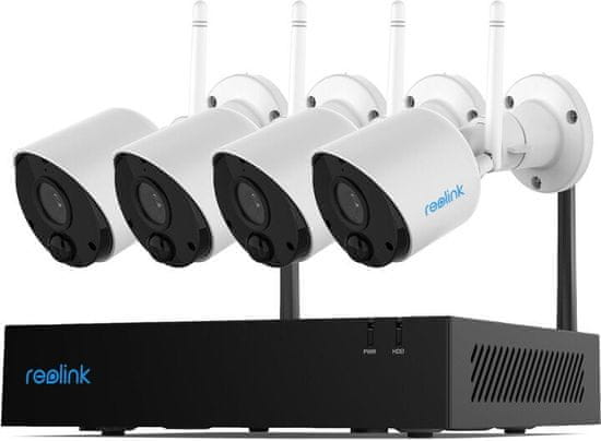 Reolink 4K WiFi set, RLN4 jedinica za snimanje + RLC-211W 4 IP WiFi kamere