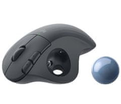 Logitech Ergo M575 bežični miš, grafitno siva