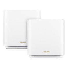 ASUS ZenWiFi XT8, Tri-Band, WiFi 6, AX6600, Mesh 2x, bijela (90IG0590-MO3G80)