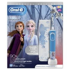 Oral-B Kids Ledeno kraljevstvo 2 dječja električna četka + putna torbica