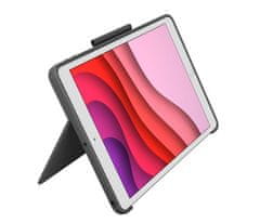 Logitech Combo Touch tipkovnica za iPad (7, 8. i 9. generacija), HRV gravura (920-009629)