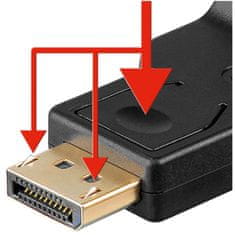 Goobay DisplayPort / VGA adapter, crni
