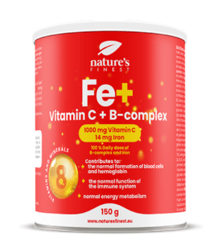 Nature's finest Iron & Vitamin C & B-complex Drink Mix napitak, 150 g