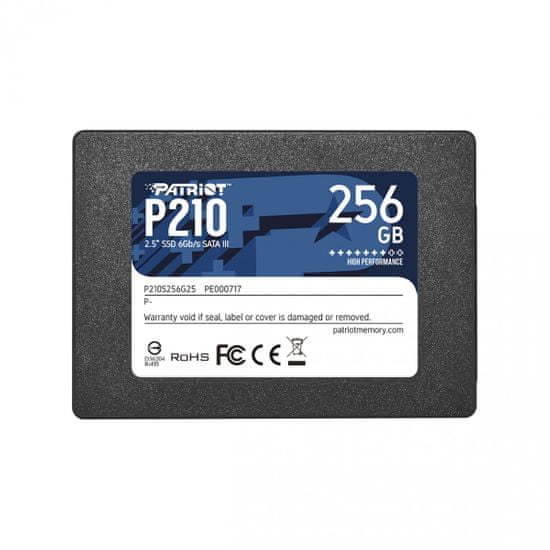 Patriot P210 SSD disk, 256 GB, SATA 3
