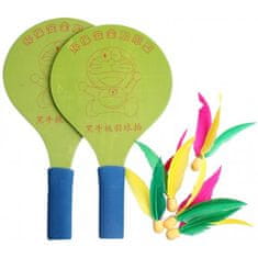 Merco Battledor reket za badminton, drveni, zeleni