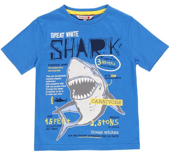 Boboli košulja za dječake s morskim psom 592040