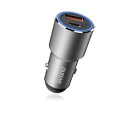 DUDAO R4PQ auto punjač USB / USB-C QC, siva
