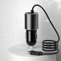DUDAO R5Pro USB auto punjač + Micro USB kabel 3.4A, crno