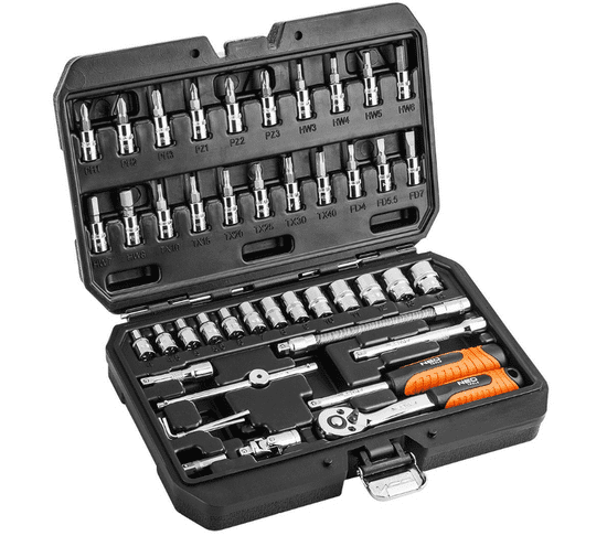 NEO Tools 46-dijelni set alata, 1/4 (08-660)