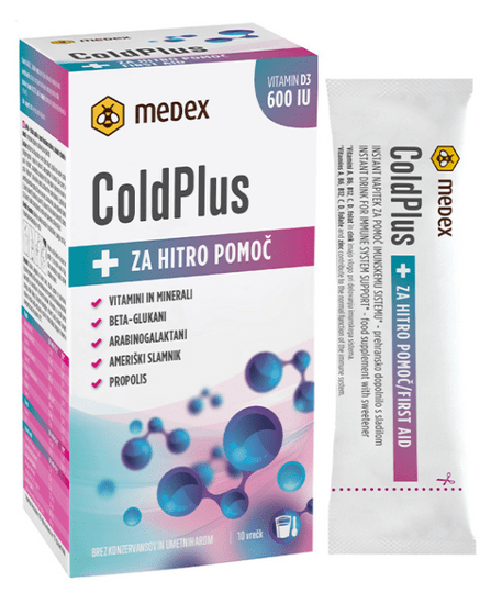 Medex Cold&flu instant napitak, 10 x 10 g