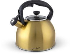 Lamart LT7057 čajnik od nehrđajućeg čelika, 2,5 l, zlatni