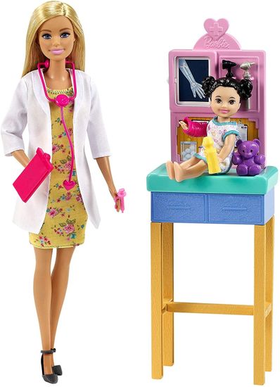 Mattel Barbie Profession Pediatrician Blonde Play set