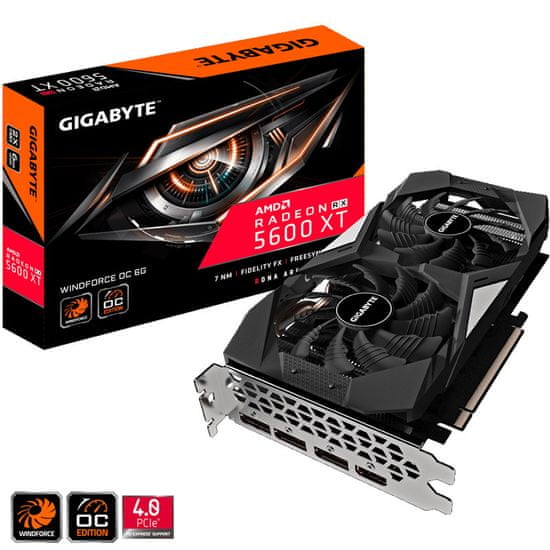 Gigabyte Radeon RX 5600 XT WINDFORCE grafička kartica, OC, 6 GB, GDDR6