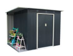 Chester A vrtna kućica, 184×257×142 cm, siva