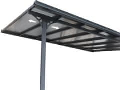 Rojaplast Bruce F nadstrešnica 436×305 cm, siva