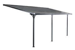 Rojaplast Bruce J nadstrešnica 618×305 cm, siva
