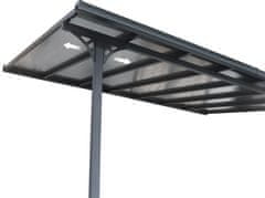 Rojaplast Bruce J nadstrešnica 618×305 cm, siva