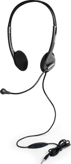 Port Designs Connect Stereo headset slušalice s mikrofonom, crne