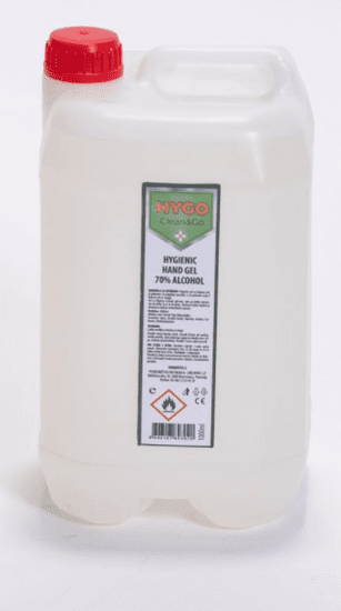 Hygo Clean & Go alkoholno sredstvo za dezinfekciju ruku, 70% alkohol, gel, 5000 ml