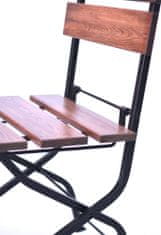 Rojaplast sklopiva stolica WEEKEND, smeđa
