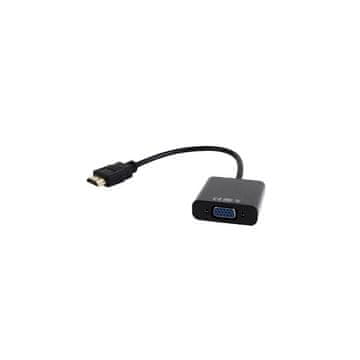 CABLEXPERT Adapter HDMI na VGA + audio, crni