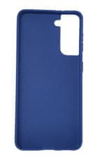 Maska za Samsung Galaxy S21 Plus, silikonska, mat plava